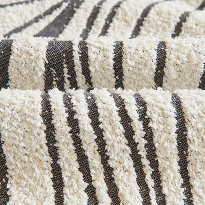 Cozy Striped Sofa Throw Blanket L Shaped Sectional Couch Covers Luxury Throws for Sofas