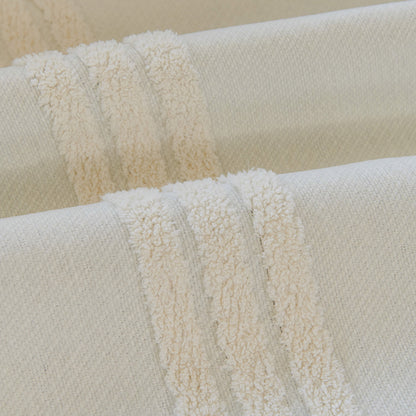 Textural Striped Chenille Sofa Covers, Boho Washable Decor Sofa Blankets Covers