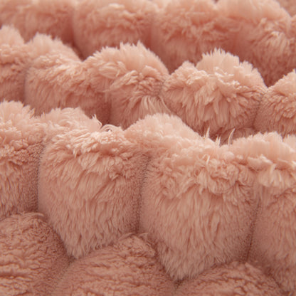 Thick Plush Faux Fur Couch Cover Blanket Warm Fuzzy Blanket Couch Protector for Winter