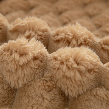 Thick Plush Faux Fur Couch Cover Blanket Warm Fuzzy Blanket Couch Protector for Winter