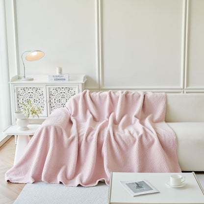 Thick Sherpa Fleece Sofa Protector Cover Stylish Durable Slipcovers for Couches and Chairs
