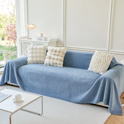 Thick Sherpa Fleece Sofa Protector Cover Stylish Durable Slipcovers for Couches and Chairs