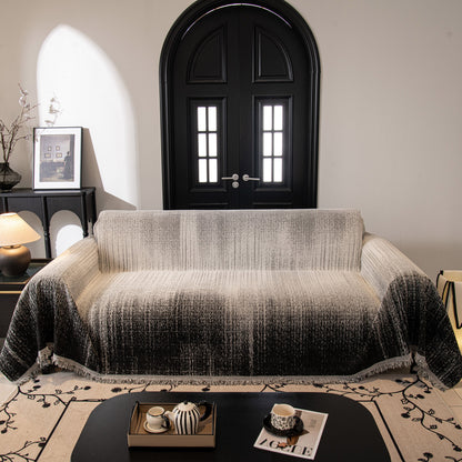 Modern Textured Sofa Cover Blanket, Tightly Woven Pet Sofa Throw for Sectional Couches