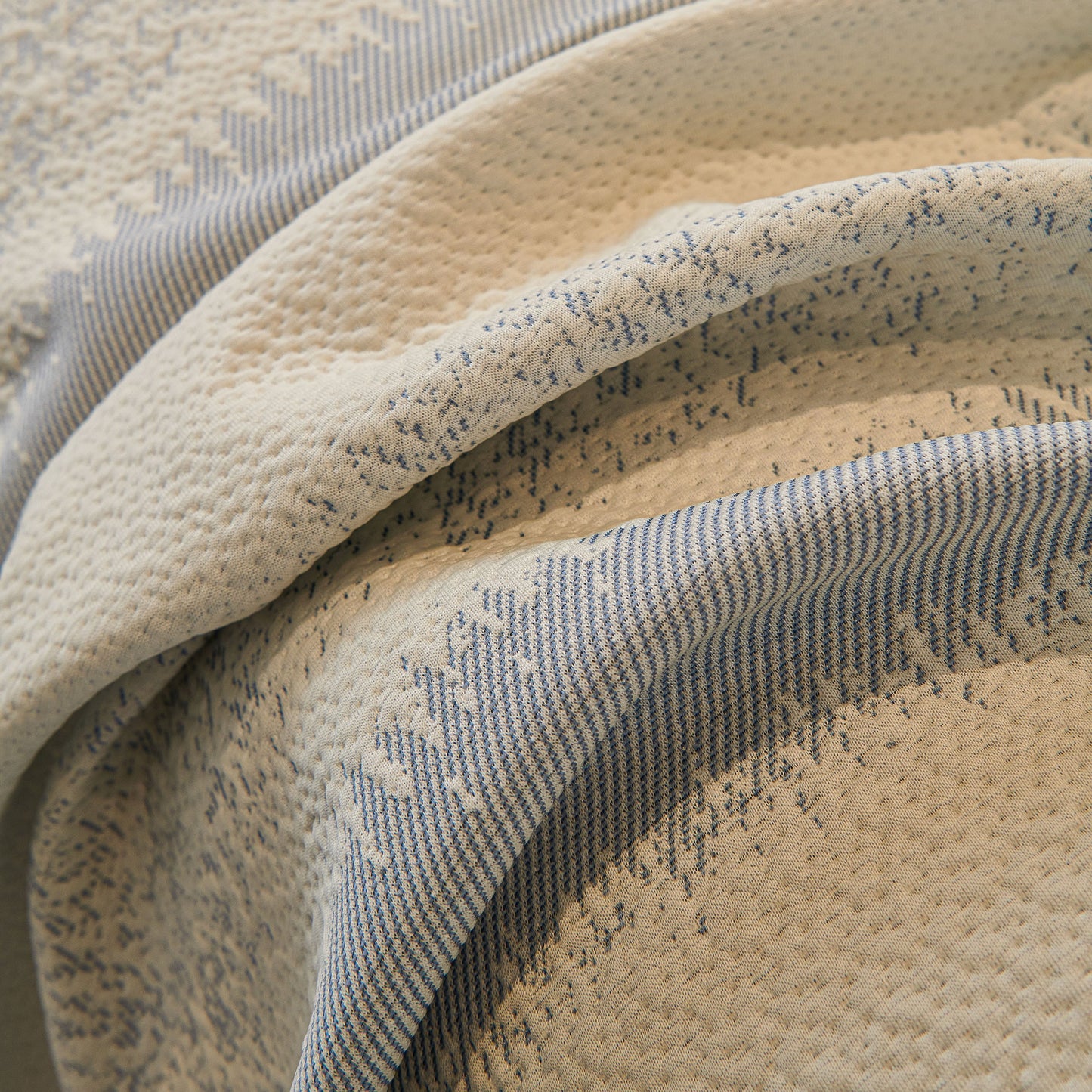 Modern Striped Sofa Throw Blanket, Lightweight Couch Cover for Summer Seating