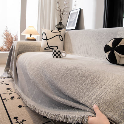 Modern Textured Sofa Cover Blanket, Tightly Woven Pet Sofa Throw for Sectional Couches