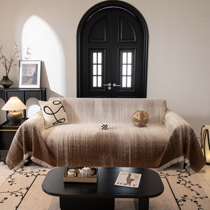 Modern Textured Sofa Cover Blanket, Tightly Woven Pet Sofa Throw for Sectional Couches
