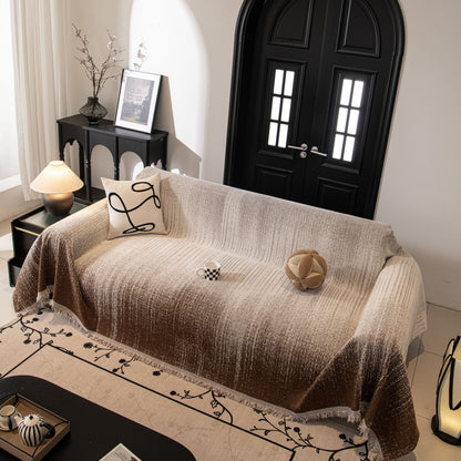 Modern Textured Sofa Cover Blanket, Tightly Woven Pet Sofa Throw for Sectional Couches