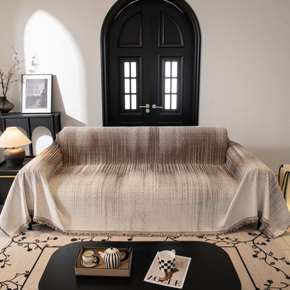 Modern Textured Sofa Cover Blanket, Tightly Woven Pet Sofa Throw for Sectional Couches