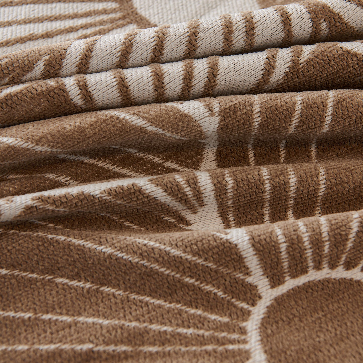 Chenille Jacquard Sofa Throw Cover with Tassels, All-Season Furniture Protector for Home and Office