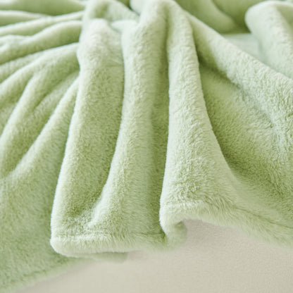 Faux Fur Smooth Plush Comfy Couch Covers, Soft Thicked Durable Blankets and Throws for Sofas