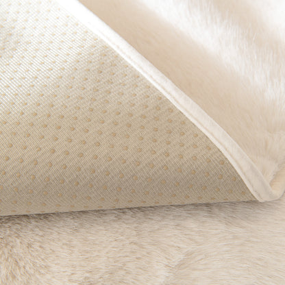 Faux Mink Velvet Luxury Fluffy Sofa Cushion, Winter Warm Thick Plush Non-slip Sofa Covers