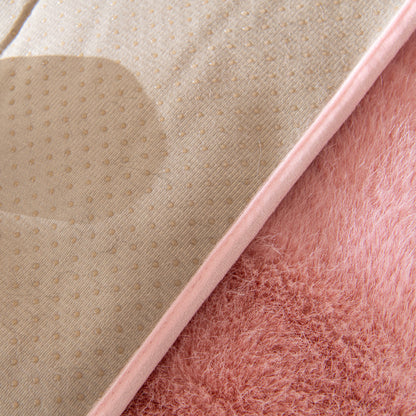 Faux Mink Velvet Luxury Fluffy Sofa Cushion, Winter Warm Thick Plush Non-slip Sofa Covers
