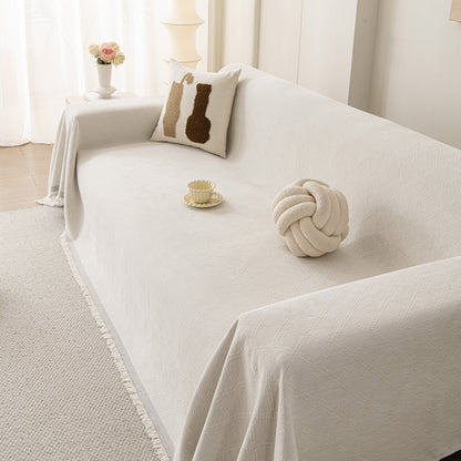 Soft Textured Couch Cover Slipcover Blanket, Modern Couch Covers for Dogs Washable