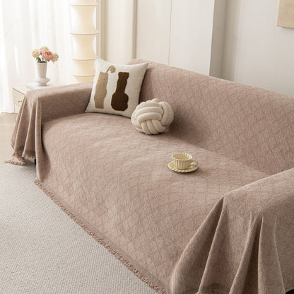 Soft Textured Couch Cover Slipcover Blanket, Modern Couch Covers for Dogs Washable