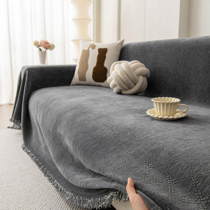 Soft Textured Couch Cover Slipcover Blanket, Modern Couch Covers for Dogs Washable