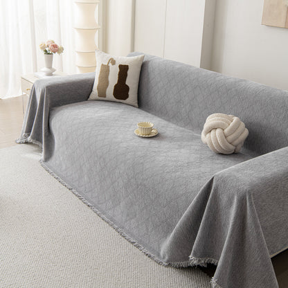 Soft Textured Couch Cover Slipcover Blanket, Modern Couch Covers for Dogs Washable