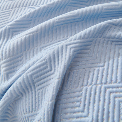 Cooling Scratch Proof Large Sofa Throw Cover, Geometric Texture Couch Protector