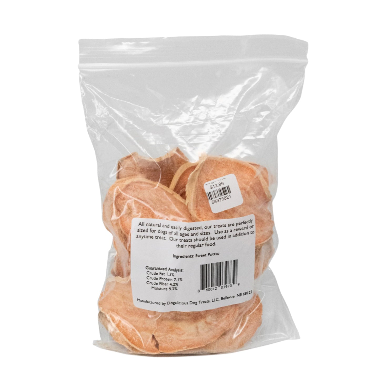Sweet Potato Dog Chips | 5 oz | Dogalicious
