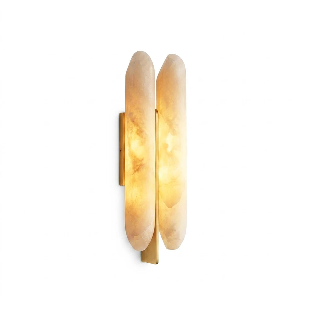 Husk Alabaster Wall Sconce