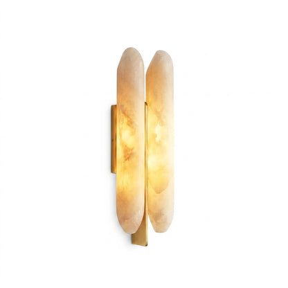 Husk Alabaster Wall Sconce