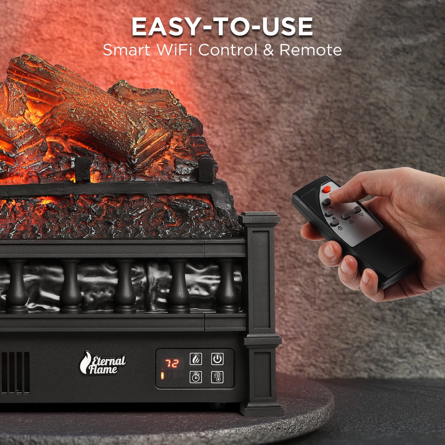 Eternal Flame EF23-LG Electric Fireplace Logs