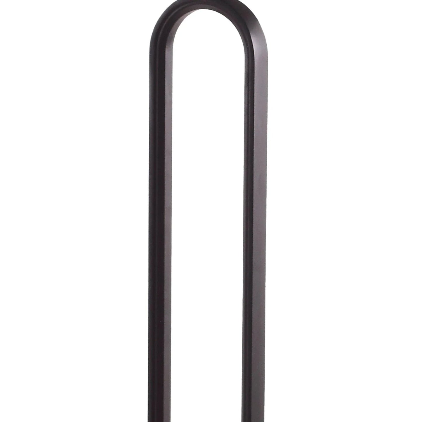 12" Black Round Side Table