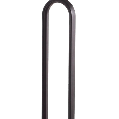 12" Black Round Side Table