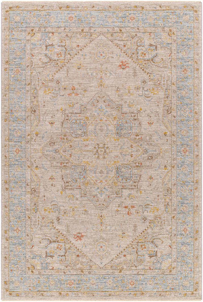 Ehan Cream Thick Luxe Oushak Rug
