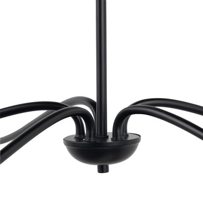 Ellie 5-Light Elegant Industrial Dimmable Chandelier