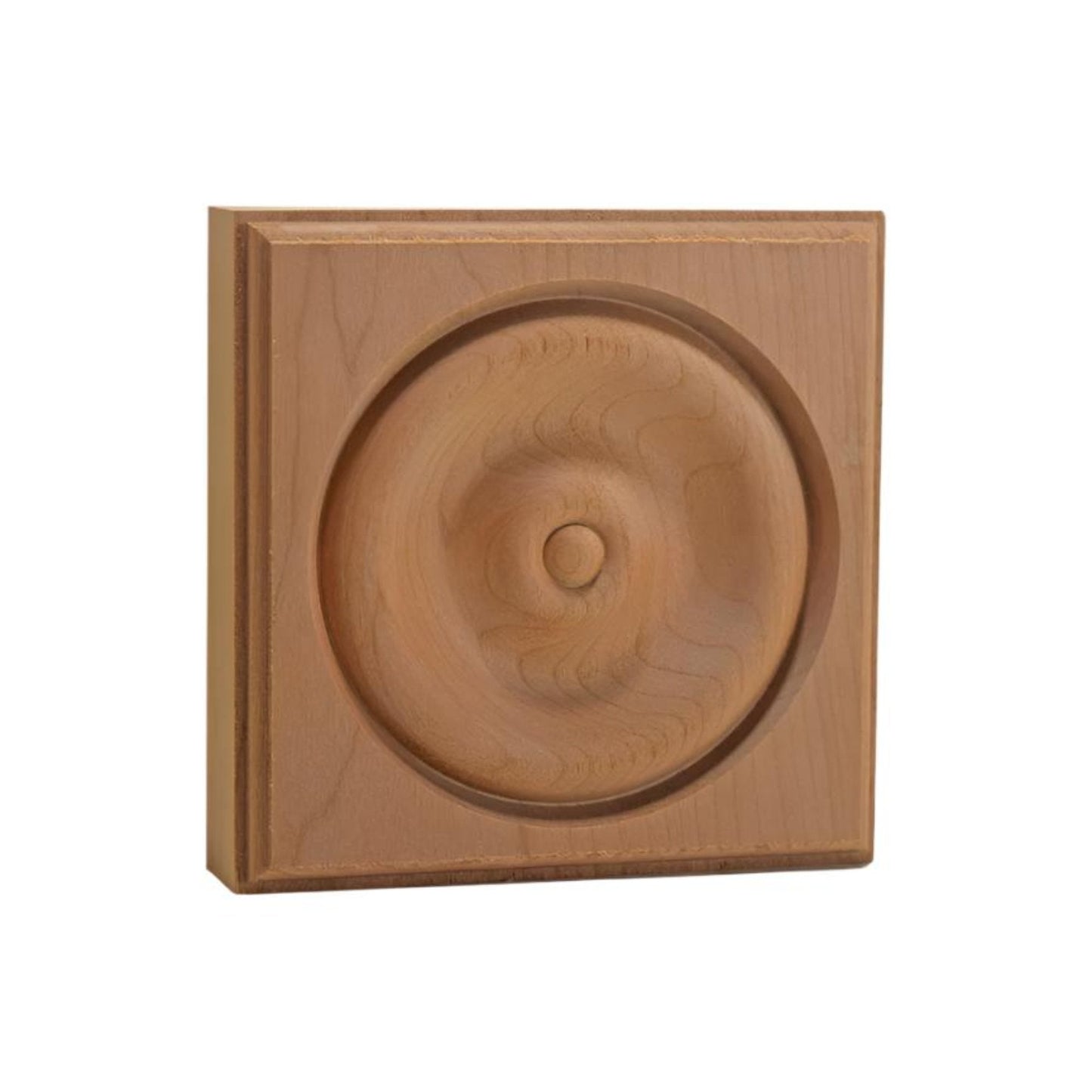 EWAP40 Rosette Casing Corner Block 1 inch x 4 inch Square Unfinished