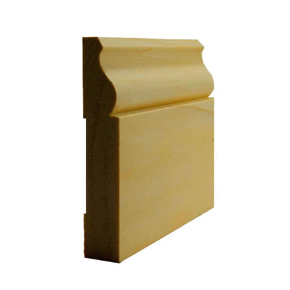 EWBB11 Colonial Baseboard 4" Tall x 11/16" Moulding. Unfinished