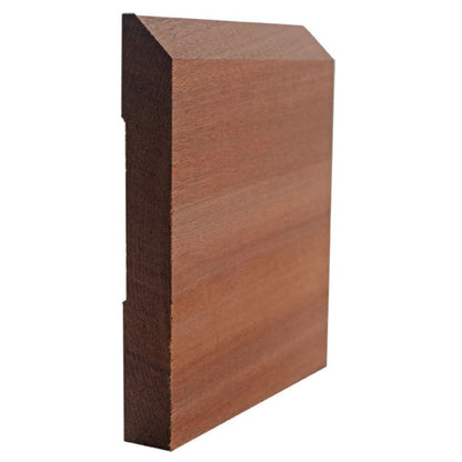 EWBB15 Beveled Edge Baseboard 5-1/4" Tall x 11/16" Moulding Unfinished