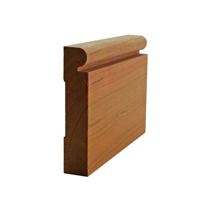 EWBB25 Beaded 3-1/2" Tall x 3/4" Baseboard Moulding. Unfinished