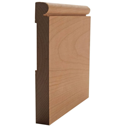 EWBB26 Beaded 5-1/4" Tall x 11/16" Baseboard Moulding. Unfinished