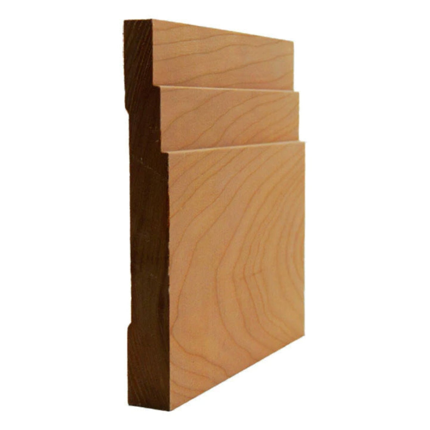 EWBB29 Contemporary Stepped 5-1/4" Tall x 11/16" Baseboard Unfinished