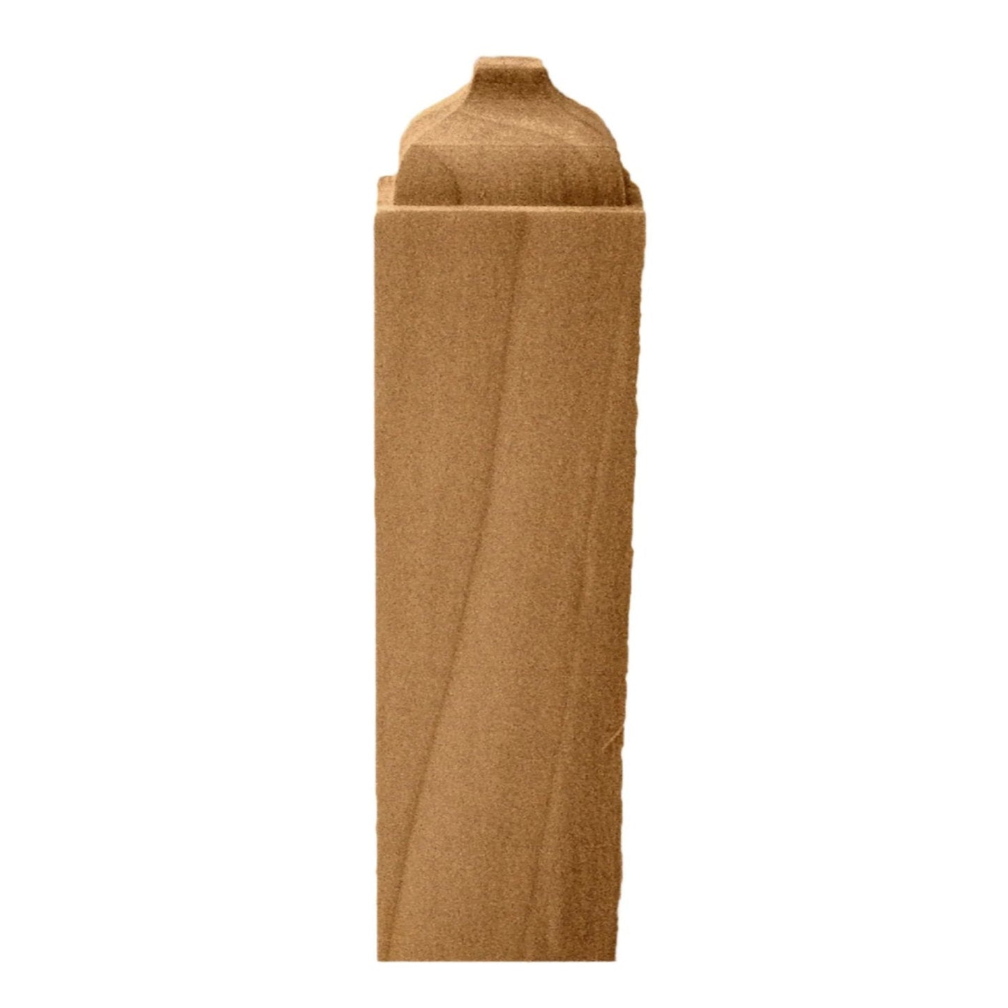 EWBB62 Baseboard Middle Block 7/8" x 1-3/8" x 6-1/2" Tall Unfinished