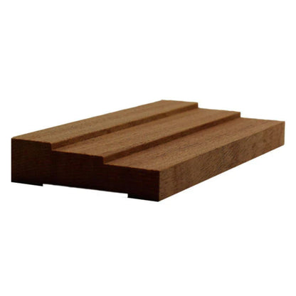 EWCA34 Contemporary 2-1/2" wide x 3/4" Stepped Casing. Unfinished Trim
