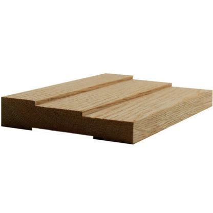 EWCA35 Contemporary 3-1/2" wide x 3/4" Stepped Casing. Unfinished Trim