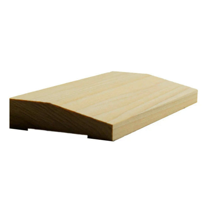 EWCA41 Beveled Modern Casing 2-1/2" wide x 3/4" Contemporary Unfinished Trim