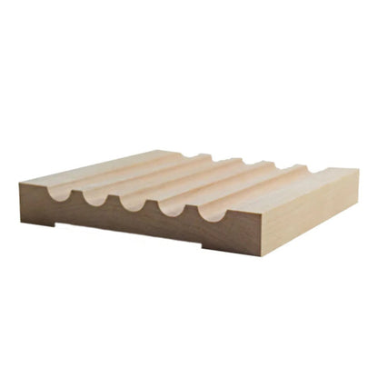 EWCA49 Fluted 5-1/8" wide x 3/4" Casing. Unfinished Trim
