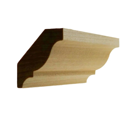 EWCR11 Crown 3/4" x 2-5/8" Unfinished 1-7/8" High x 1-3/4" Deep