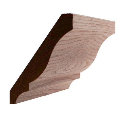EWCR13 Crown 3/4" x 4-5/8" Unfinished 3-5/8" High x 2-3/4" Deep