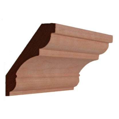 EWCR20 Crown 3/4" x 3-5/8" Unfinished 2-3/4" High x 2-1/4" Deep