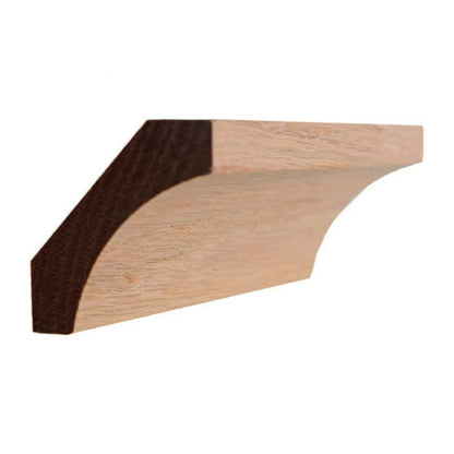 EWCR39 Cove Crown 3/4" x 2-5/8" Unfinished 1-7/8" High x 1-3/4" Deep