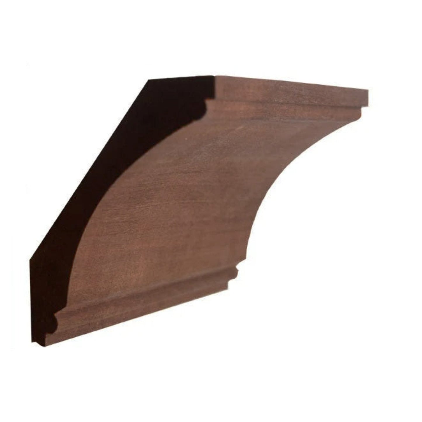 EWCR43 Cove Crown 7/8" x 4-1/4" Unfinished 3-1/4" High x 2-3/4" Deep