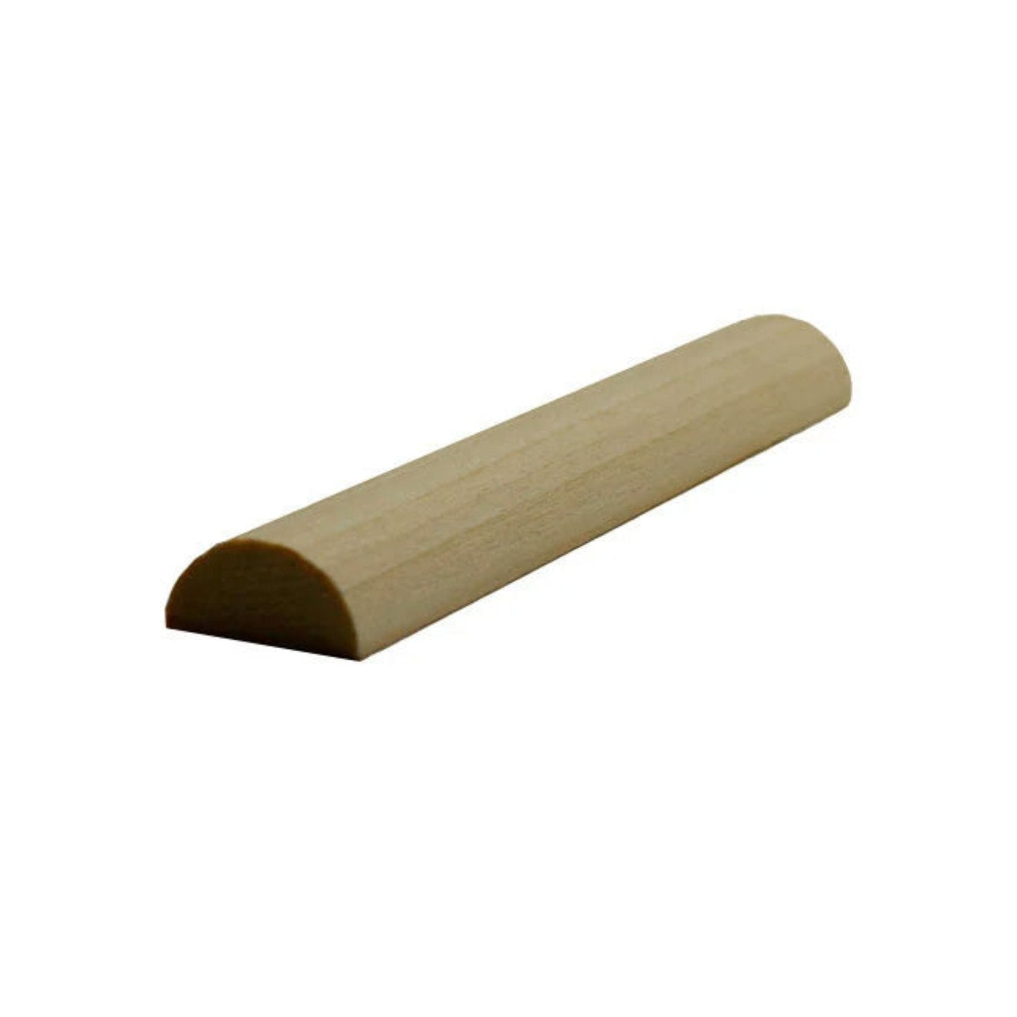 EWHR11 Half Round 3/4" Wide x 3/8" Moulding Trim. Unfinished