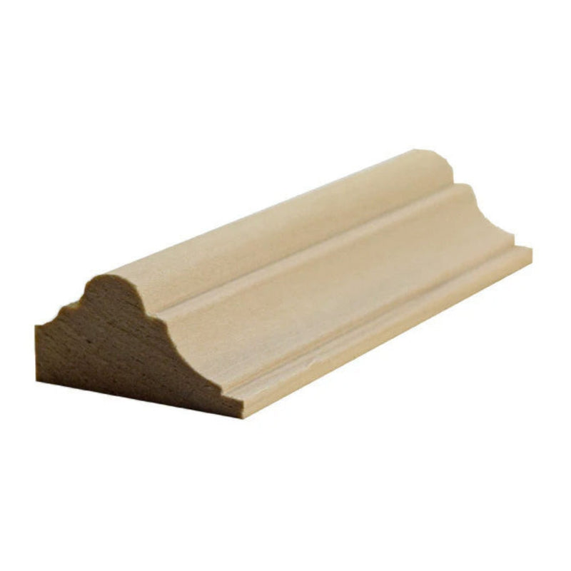 EWPM19 Nose and Cove Panel Molding 1-1/2" wide x 3/4" Trim. Unfinished
