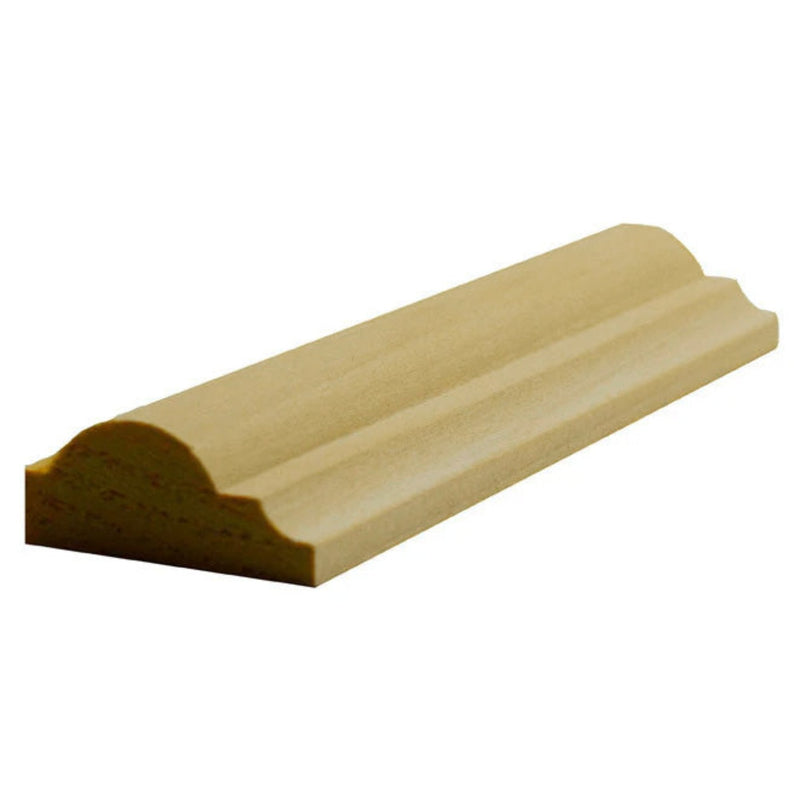 EWPM33 Nose & Cove Panel Molding 1-1/4" wide x 9/16" Trim. Unfinished
