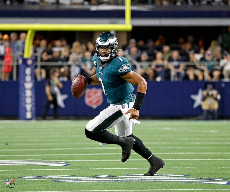 Jalen Hurts Running Action Philadelphia Eagles 11" x 14" Football Photo