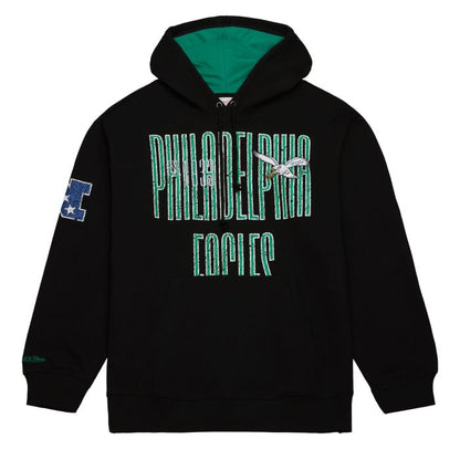 Philadelphia Eagles Mitchell & Ness Throwback OG Fleece 2.0 Hoodie